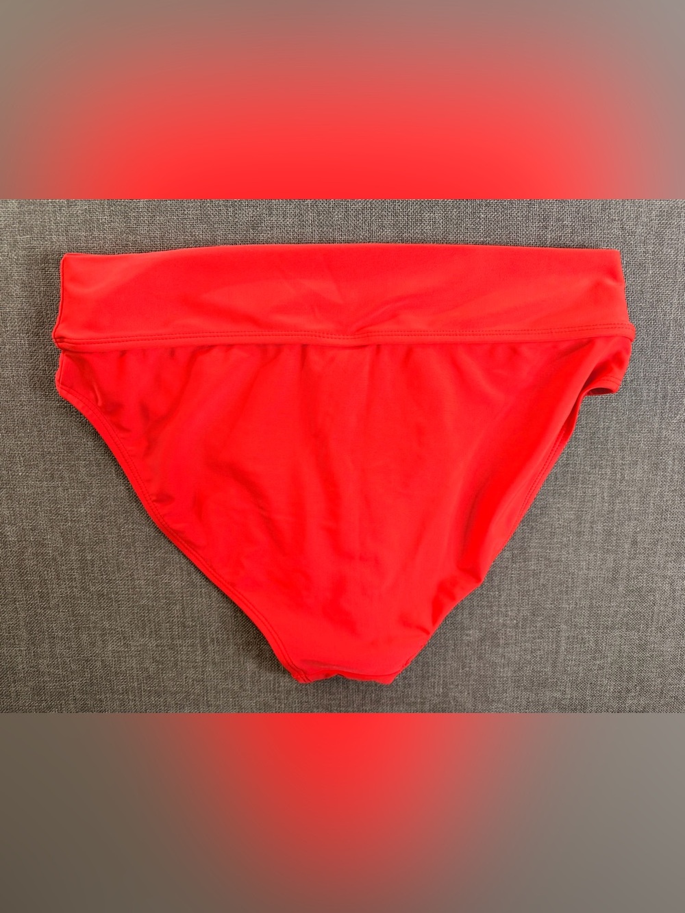 High-Waist Bikini Bottoms — Red and Brown set of 2 High Rise - Picture 7 of 11